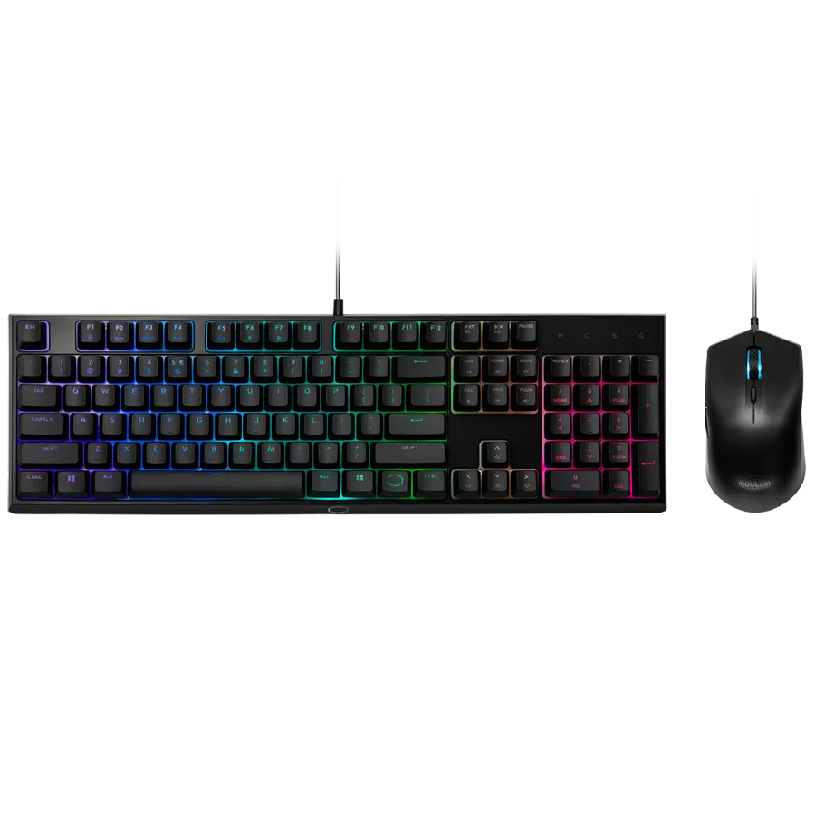 Combo Teclado y Mouse Gamer Cooler Master MS111 Semi-Mecánico Mem-Chanical RGB